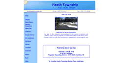 Desktop Screenshot of heathtownship.net
