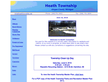 Tablet Screenshot of heathtownship.net